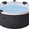 Bồn Tắm Nước Nóng & Spa Interline Denver 970 L 6 người Tròn màu xám