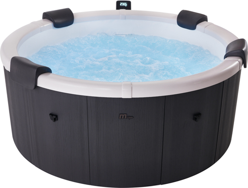 Bồn Tắm Nước Nóng & Spa Interline Denver 970 L 6 người Tròn màu xám