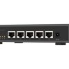 Switch mạng QNAP QSW-3205-5T Không quản lý 10G Ethernet (100/1000/10000) Máy tính để bàn màu đen
