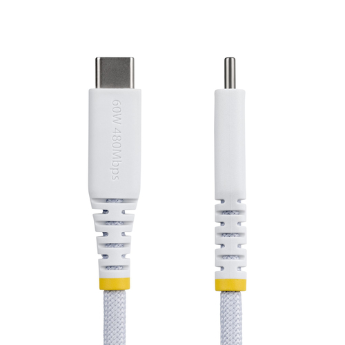 5eaba87d0572a589d1a686804bb9dff31a1f5d72.jpg Cáp USB StarTech.com USB2CC15CMNCBRWH USB 2.0 0,15 m USB C 0,48 Gbit/s 60 W màu trắng