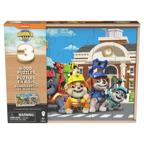 Games Wood Puzzles 3-Pack Trò chơi ghép hình 72 chiếc Phim hoạt hình