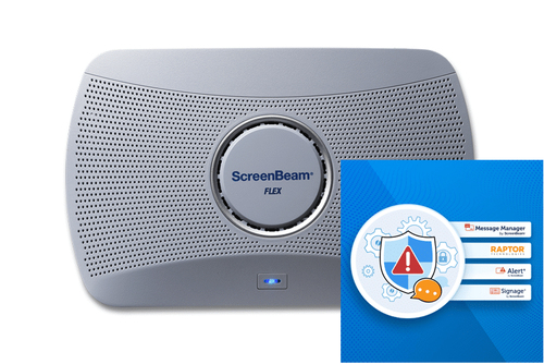 Hệ thống thuyết trình không dây ScreenBeam Flex inc 3 Years Administrative Tools & 3 Year Warranty HDMI + USB Type-A Máy tính để bàn