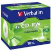 Đĩa CD trắng Verbatim CD-RW 4x 700 MB 10 chiếc