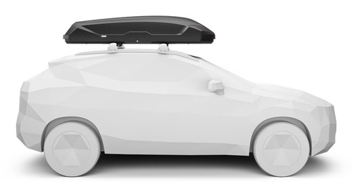 Giá để đồ nóc xe hơi Thule Pulse 2 L Hộp đựng đồ gắn nóc xe màu đen