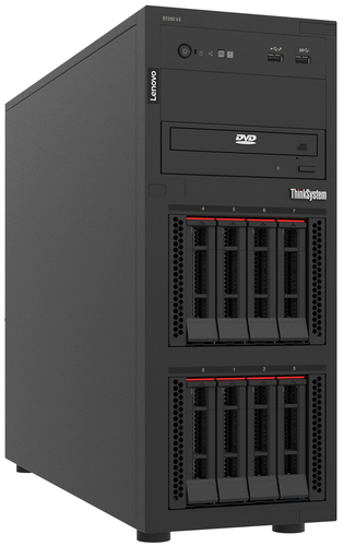 Máy chủ Lenovo ThinkSystem ST250 V3 Tower Intel Xeon E E-2468 2,6 GHz 16 GB DDR5-SDRAM 500 W