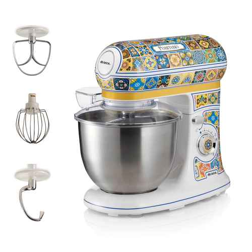 Ariete 1588/0P Máy đánh trứng để bàn 2400 W màu xanh lơ, màu vàng