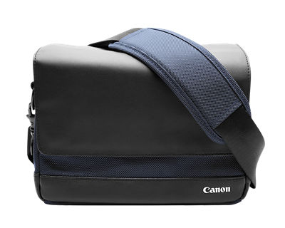Túi và balô đựng máy ảnh Canon SB100 Bao đựng máy ảnh đeo vai màu xanh lơ, màu nâu