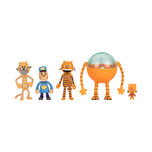 Đồ chơi mô hình cho trẻ em Dog Man Movie Multipack Set