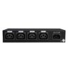 Đơn vị phân phối điện (PDU) Lindy 32622 4 ổ cắm AC 1U màu đen