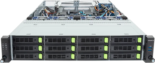 Phụ kiện máy chủ GIGABYTE R284-S93-AAL1 LGA 4710 Rack (2U) màu đen, Thép