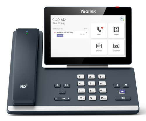 Điện thoại IP Yealink MP58-WH E2 Teams màu xám LCD Wi-Fi