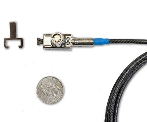 Khóa dây cáp DELL 1DJXC màu đen, Bạc 1,82 m