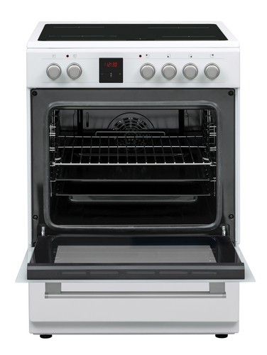 Bếp Sharp KF-76VDD19W-DE đứng độc lập Chạy bằng điện Gốm màu trắng