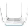 Bộ định tuyến không dây D-Link EAGLE PRO AI AX1500 Smart Router Gigabit Ethernet Băng tần kép (2.4 GHz / 5 GHz) màu trắng
