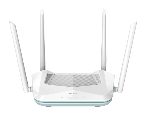 Bộ định tuyến không dây D-Link EAGLE PRO AI AX1500 Smart Router Gigabit Ethernet Băng tần kép (2.4 GHz / 5 GHz) màu trắng