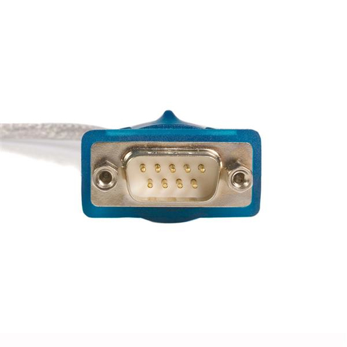 Cáp nối tiếp StarTech.com ICUSB232 màu xanh lơ 0,37 m USB Type-A DB-9