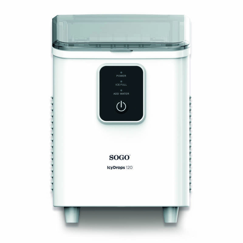 Dụng cụ làm đá viên Sogo MHE-SS-12045 Máy làm đá viên di động 12 kg/24h 120 W màu trắng