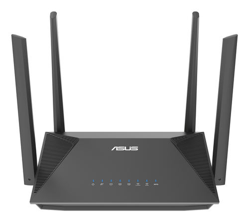 Bộ định tuyến không dây ASUS RT-AX52 Gigabit Ethernet Băng tần kép (2.4 GHz / 5 GHz) màu đen