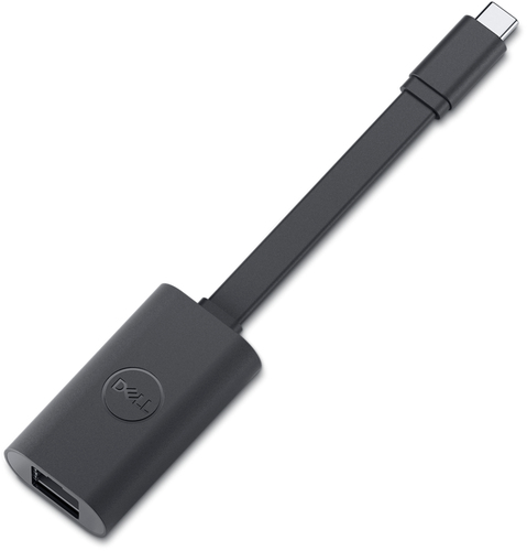 Đầu chuyển đổi cáp DELL 492-BDMW cable gender changer USB-C RJ45 màu đen