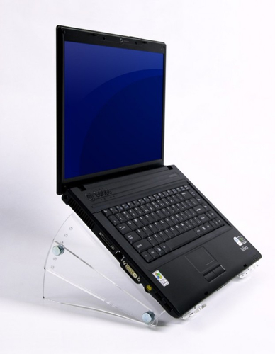 Giá đỡ laptop Neomounts Notebook Riser Trong suốt