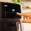 Nồi chiên Braun HF5030 Đơn 6 L Độc lập 1700 W Nồi chiên không dầu màu đen