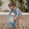 Bóng chơi trên biển Rubo Toys Whale Beach Ball 35 cm màu xanh lơ