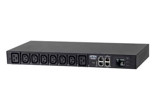 6ccd39391d1a5505af832ccce4751830babf8ff6.jpg Đơn vị phân phối điện (PDU) ATEN PG5308G-AT 8 ổ cắm AC 1U màu đen