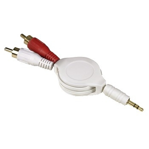 6d0c6b85251f9a14b1e2fc7ced65184ef1888ae0.jpg Cáp âm thanh Hama Roll-Up Adapter Cable - 1.35m 1,35 m màu trắng
