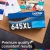 Hộp mực in laser (Toner) Brother TN-645XLC 1 chiếc chính hãng màu lục lam (màu hồ thủy)