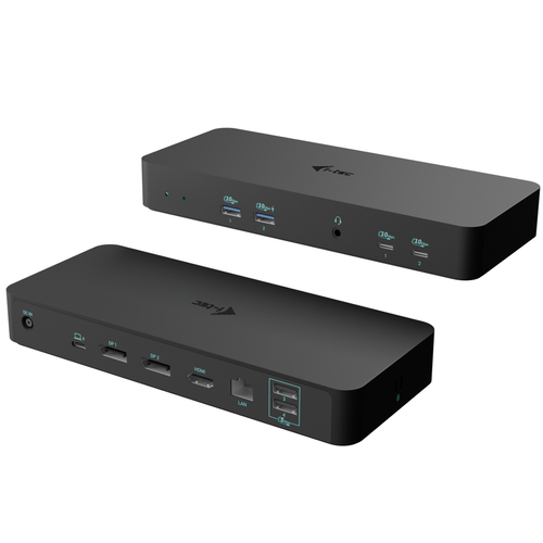 Dock & bộ mở rộng cổng laptop i-tec C31INTGTRI4KDOCPDIT Có dây USB 3.2 Gen 1 (3.1 Gen 1) Type-C màu đen
