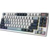 Bàn phím MSI FORGE GK600 TKL WIRELESS SKY Chơi game USB + Bluetooth QWERTY màu xanh lơ, màu trắng