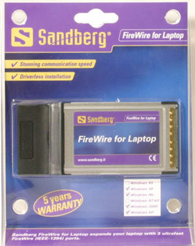 6e789943c7870548cdceb19f482fe22b89c8ad3f.jpg Bo mạch/bộ điều hợp giao diện Sandberg FireWire for Laptop
