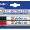 Bút viết trên mọi bề mặt Verbatim Multi Media Markers Twin Pack