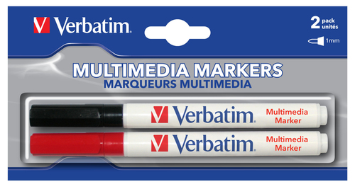 Bút viết trên mọi bề mặt Verbatim Multi Media Markers Twin Pack
