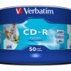 Đĩa CD trắng Verbatim CD-R AZO Wide Inkjet Printable no ID 700 MB 52x 50 chiếc