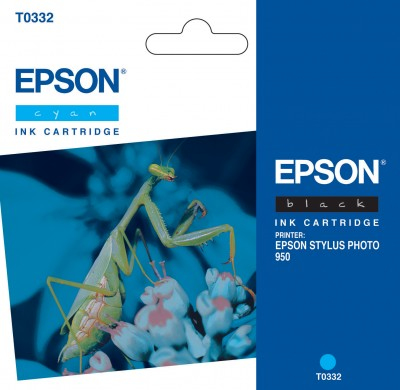 Hộp mực in phun Epson Grasshopper Ink Cart Cyan 450sh f Stylus Photo 950 1 chiếc chính hãng màu lục lam (màu hồ thủy)