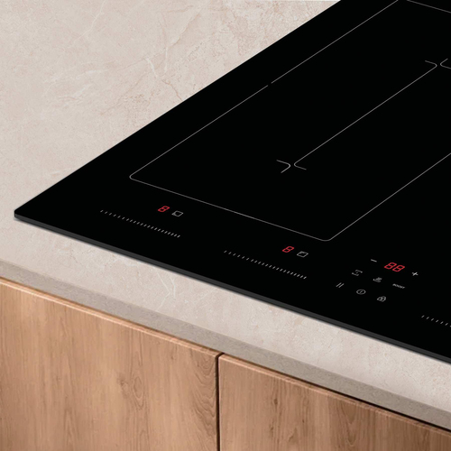 Candy CIDFC6S647MCAR màu đen Âm tủ 60 cm Bếp từ phân vùng 4 zone(s)