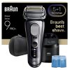Máy cạo râu Braun Series 9 Pro+ 9667CC lưỡi lá Bộ tỉa Bạc