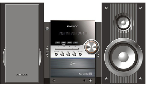 Dàn âm thanh gia đình Daewoo Home Micro System RH-433G 40 W màu đen