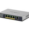 Switch mạng NETGEAR GS105EP Không quản lý Gigabit Ethernet (10/100/1000) Hỗ trợ Power over Ethernet (PoE) màu xám