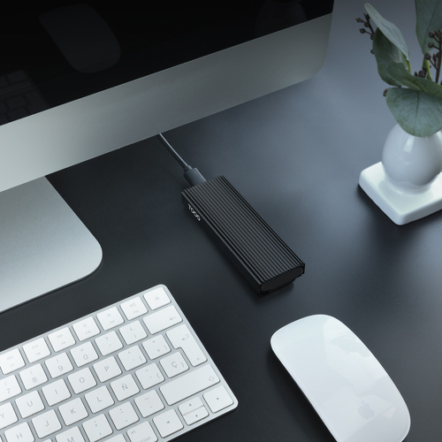 Hộp đựng ổ cứng TooQ TQE-2230B Hộp đựng ổ cứng Vỏ SSD màu đen M.2