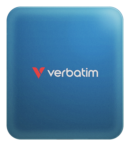 Ổ cứng SSD gắn ngoài Verbatim SnapBack SSD 1 TB USB Type-C USB 3.2 Gen 2x2 màu xanh lơ