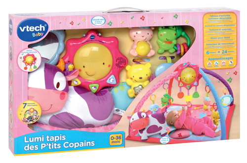 Thảm tập thể dục & chơi cho em bé VTech 80-146455 Nhựa màu hồng
