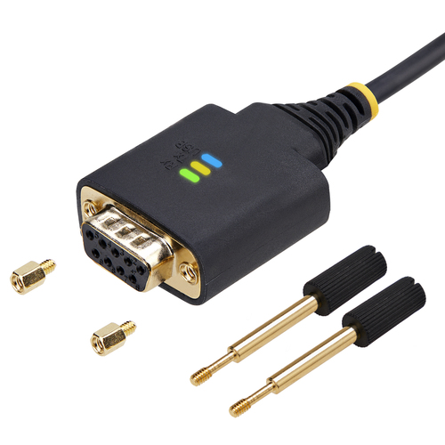 Cáp nối tiếp StarTech.com 1P6FFCN-USB-SERIAL màu đen 2 m USB Type-A DB-9
