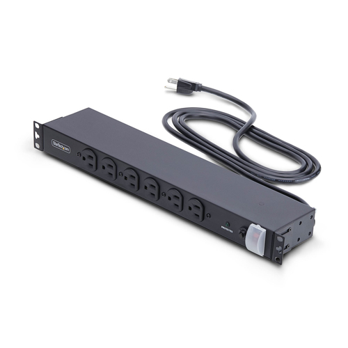 Đơn vị phân phối điện (PDU) StarTech.com 1415B8H-RACK-PDU-SP 14 ổ cắm AC 1U màu đen