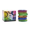 Vật liệu cho máy in 3D 3Doodler FLOW-TRIFILLS Polylactic acid (PLA) màu đen, màu xanh lơ, Đồng (kim loại), Vàng kim loại, màu xanh lá cây, màu tím, màu đỏ 260 g