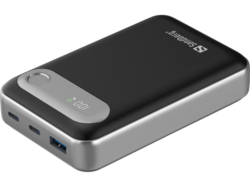 Sạc dự phòng Sandberg 421-41 Lithium Polymer (LiPo) 20000 mAh màu đen, Bạc