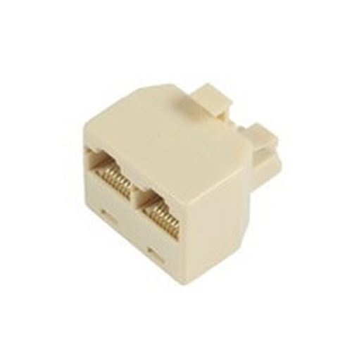 Bộ tách mạng lưới Microconnect RJ45/2 x RJ45 màu be