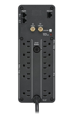 Bộ lưu điện (UPS) APC BR1350MS Line-Interactive 1,35 kVA 810 W 10 ổ cắm AC