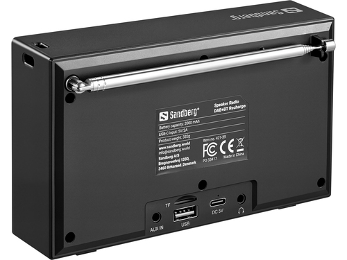 780b2e98da6063e8e7c5d244e19fd0096305502a.jpg Radio Sandberg 421-39 Xách tay Analog & số màu đen